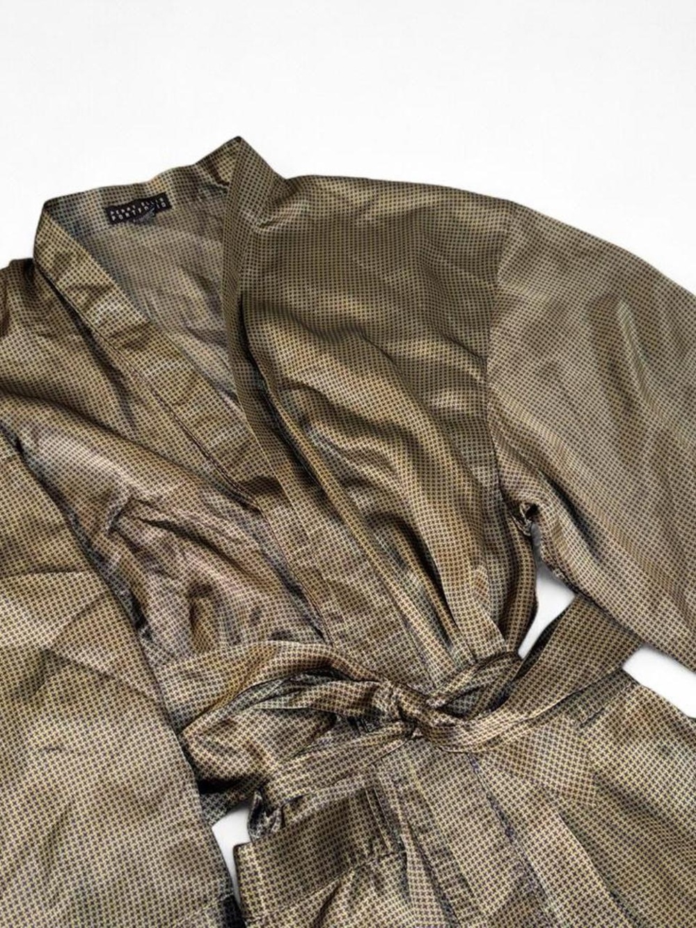 Vintage Perry Ellis Portfolio 100% Silk Robe